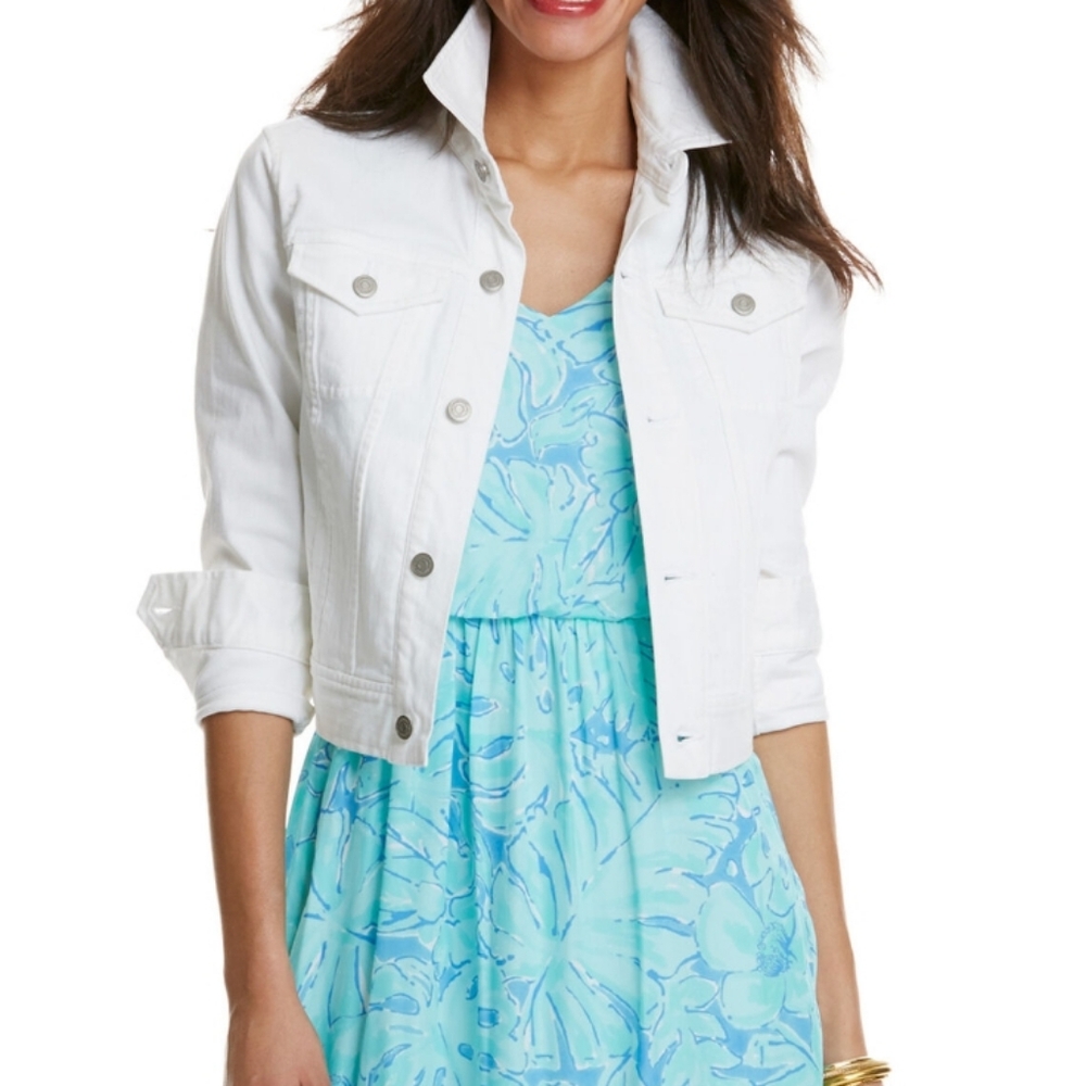 Vineyard Vines White Demin Jacket